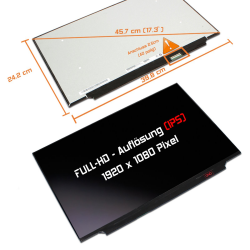 LED Display 17,3" 1920x1080 matt passend für LG Philips LP173WFG 40Pin - IPS