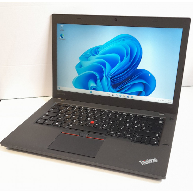 Lenovo ThinkPad T460, 14 Zoll, i5-6300U, 8GB, 256GB SSD, LTE, bel. Tasta., Windows 11 Pro